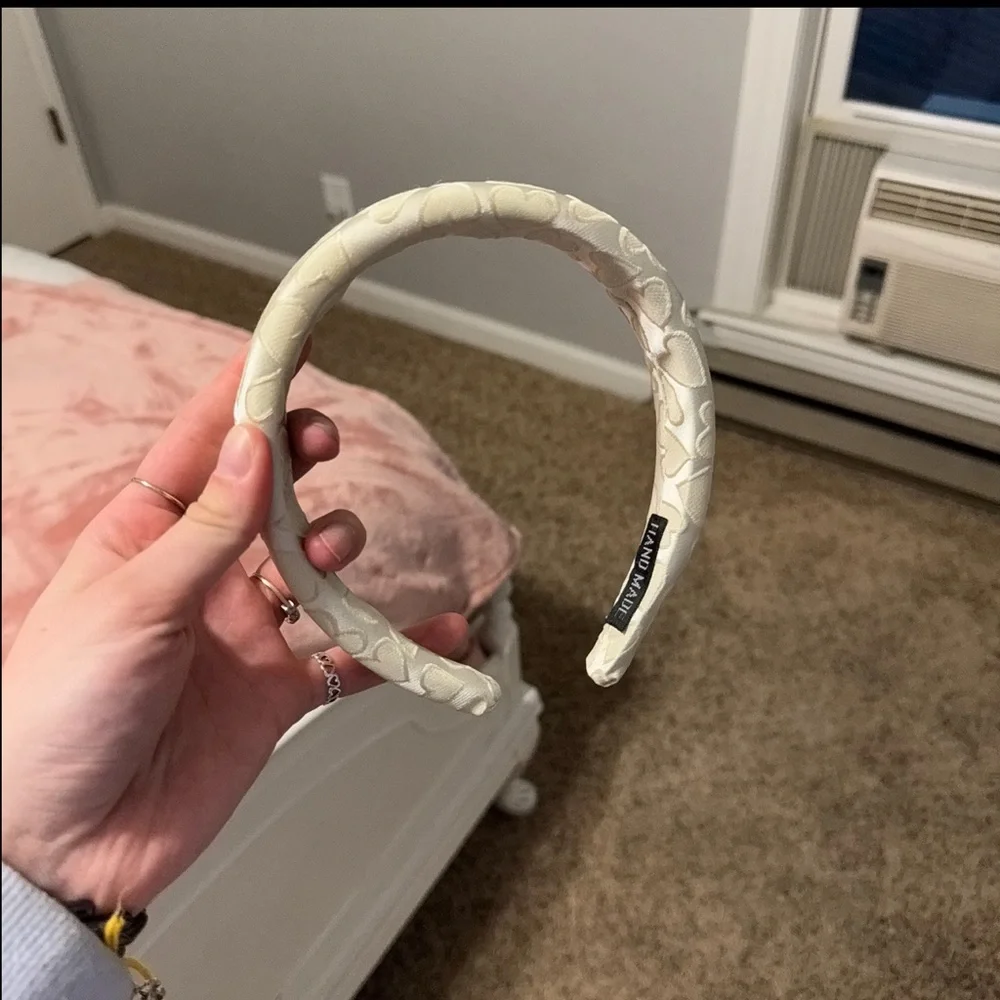 Elegant Cream Handmade Headband